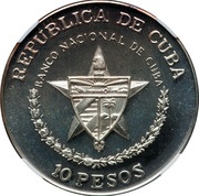 10 Pesos Camilo Cienfuegos obverse image