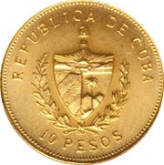 10 Pesos Homeland and Freedom obverse image