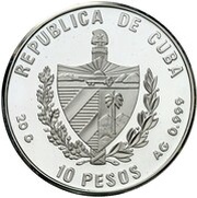 10 Pesos Encounter with Natives obverse image