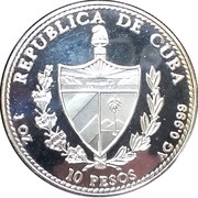10 Pesos Cristopher Columbus obverse image
