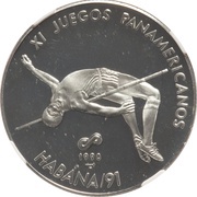 10 Pesos High jump reverse image