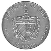 10 Pesos Gymnastics obverse image