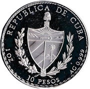 10 Pesos Pinzón Brothers obverse image