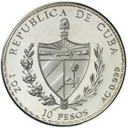10 Pesos Hatuey obverse image