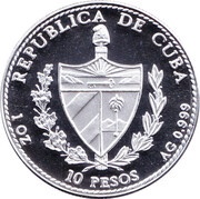 10 Pesos King Philip of Castile and Lower Countries obverse image