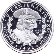 10 Pesos King Philip of Castile and Lower Countries reverse image