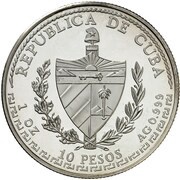 10 Pesos Bartolome de las Casas obverse image