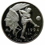 10 Pesos World Cup Soccer USA '94, Cuba, 1992 reverse image