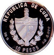 10 Pesos Heroic Guerilla Fighter obverse image