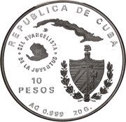 10 Pesos Discovery of Isla del Evangelista obverse image
