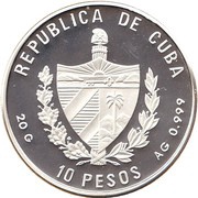 10 Pesos Flamingos obverse image