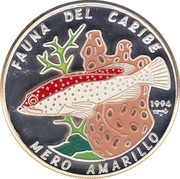 10 Pesos Yellow Grouper reverse image