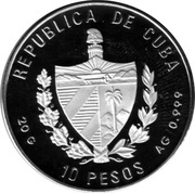 10 Pesos Olympics obverse image