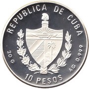 10 Pesos Fokker Dr.I obverse image