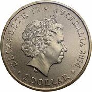 1 Dollar - Elizabeth II 4th Portrait - Seasons Greetings 2014 obverse image