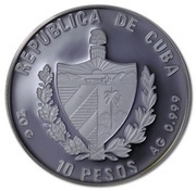 10 Pesos Sailfish obverse image