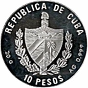 10 Pesos Pelican obverse image