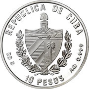 10 Pesos Spotted Eagle Ray obverse image