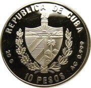 10 pesos World Cup Soccer USA '94 obverse image
