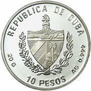 10 Pesos Blackbeard obverse image