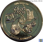 1 Dollar - Elizabeth II 4th Portrait - Clever Australia reverse image