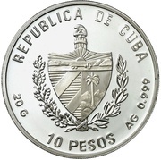 10 Pesos Captain Kidd obverse image