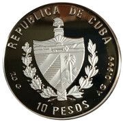 10 Pesos SIAI Marchetti S55 obverse image