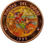 10 Pesos Sir Henry Morgan, Cuba, 1995 reverse image