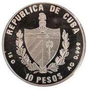 10 Pesos First German Railroad obverse image