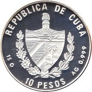 10 Pesos Jules Verne obverse image