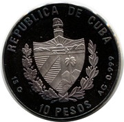 10 Pesos Temple of Artemis obverse image