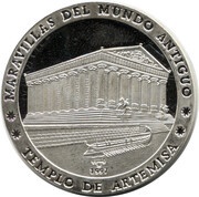 10 Pesos Temple of Artemis, Cuba, 1997 reverse image