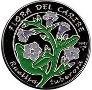 10 Pesos Ruellia tuberosa, Cuba, 1997 reverse image