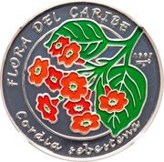 10 Pesos Cordia Sebestena, Cuba, 1997 reverse image