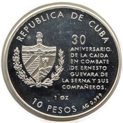 10 Pesos Che Guerrilla Fighter obverse image