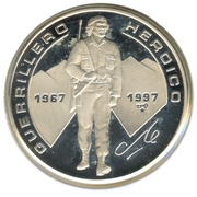 10 Pesos Che Guerrilla Fighter, Cuba, 1997 reverse image