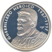 10 Pesos Che Minister, Cuba, 1997 reverse image