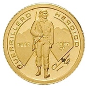 10 Pesos Che Guerrilla Fighter, Cuba, 1997 reverse image
