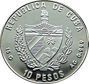10 Pesos Mississippi River Boat obverse image