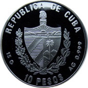 10 Pesos Expo 2000 - Hannover obverse image