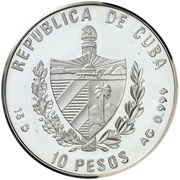 10 Pesos Expo 2000 - London obverse image