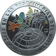 10 Pesos Expo 2000 - End of Millennium reverse image
