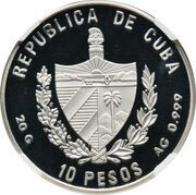 10 Pesos I International Economists Meeting - Globalization obverse image