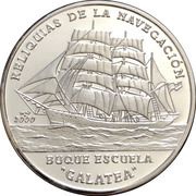 10 Pesos Training ship "Galatea", Cuba, 2000 reverse image
