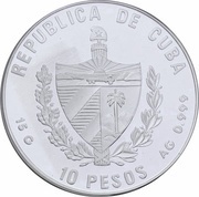 10 Pesos Santisima Trinidad obverse image