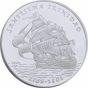 10 Pesos Santisima Trinidad, Cuba, 2000 reverse image