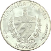 10 Pesos Velero Rayo obverse image