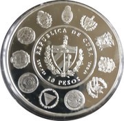 10 Pesos Santisima Trinidad obverse image