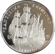 10 Pesos Santisima Trinidad, Cuba, 2002 reverse image