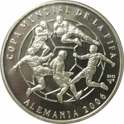10 Pesos FIFA World Cup 2006, Cuba, 2003 reverse image